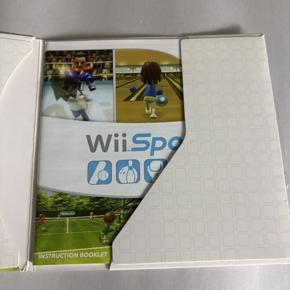 Wii Sports (Nintendo Wii) Cardboard Sleeve CIB COMPLETE
